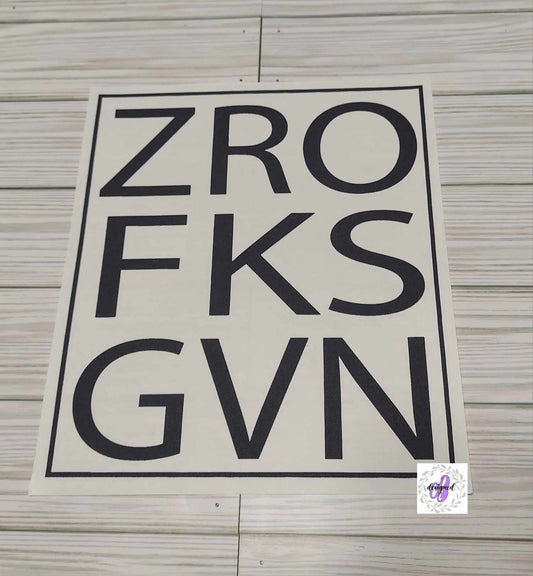 ZRO FK GV