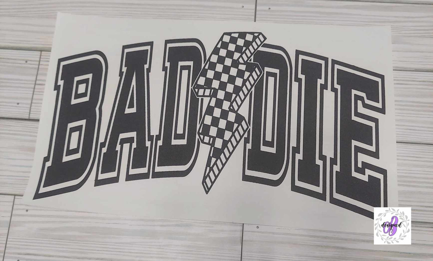 BADDIE BOLT VARSITY CHECKERED