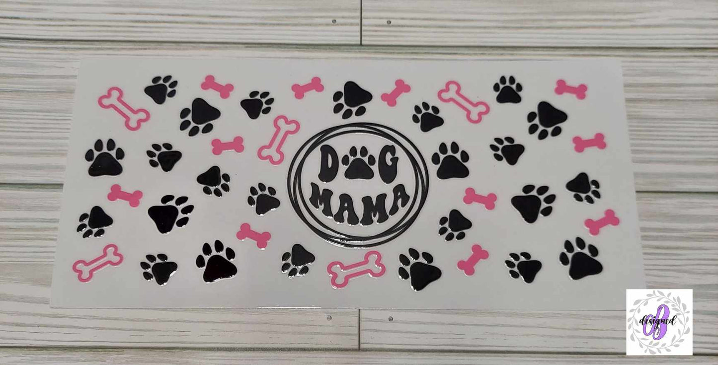 DOG MAMA PINK BONES