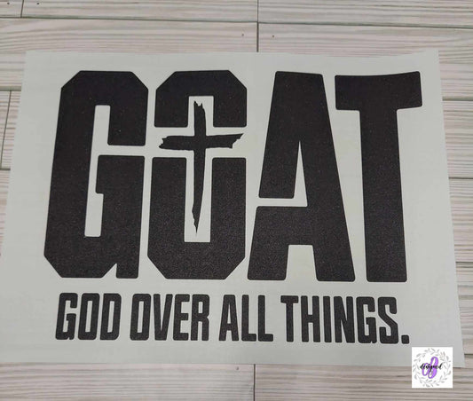 GOAT GOD OVER ALL THINGS