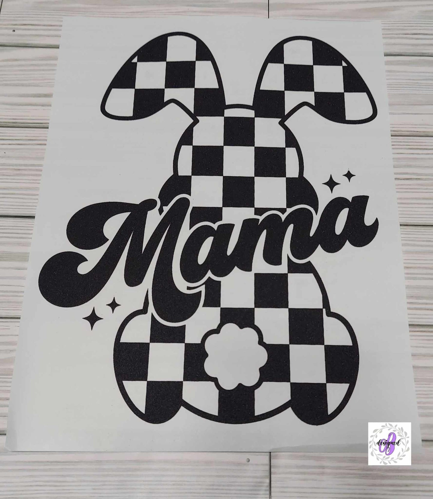 MAMA CHECKERED BUNNY