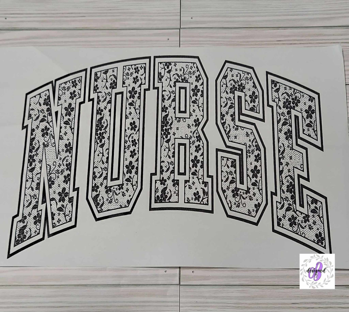 NURSE FLORAL LACE