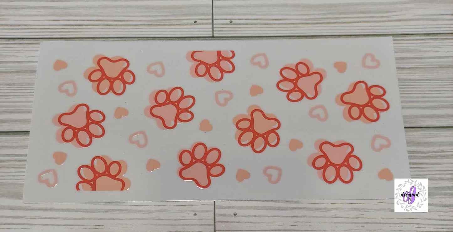 PEACH PAWPRINT